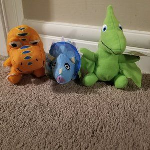 Dinosaur Train small plush - lot of 3